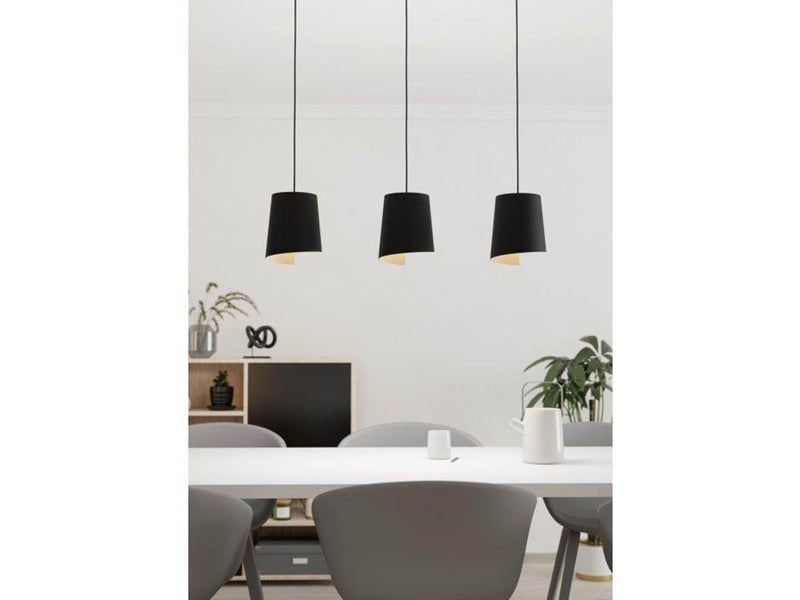 EGLO BOLIVIA LANGBORD 3XE27 L880 SORT