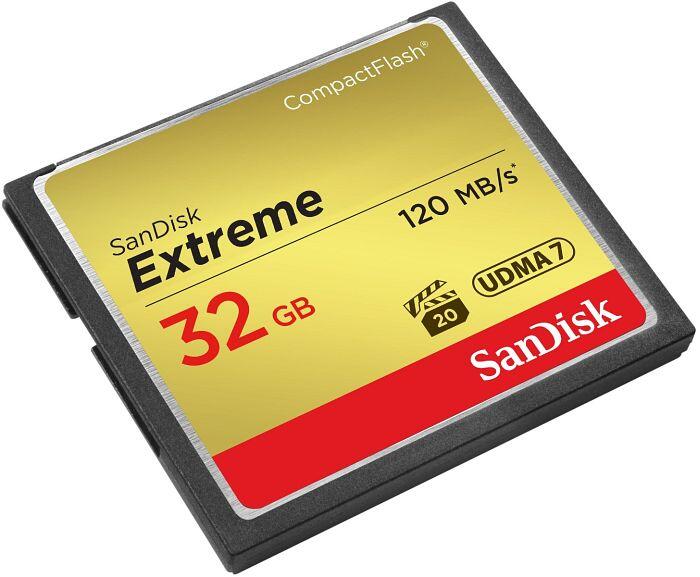 SanDisk Extreme CompactFlash Speicherkarte 32GB