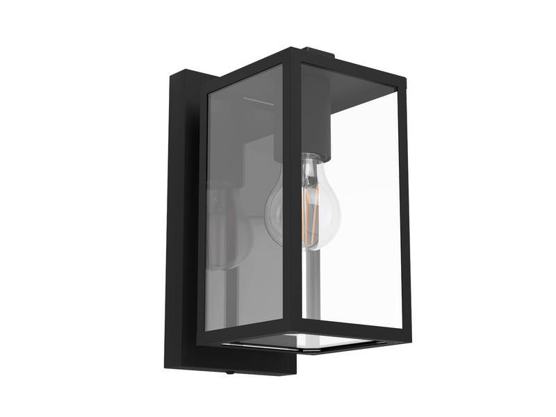 EGLO BUDRONE outdoor wall lamp black