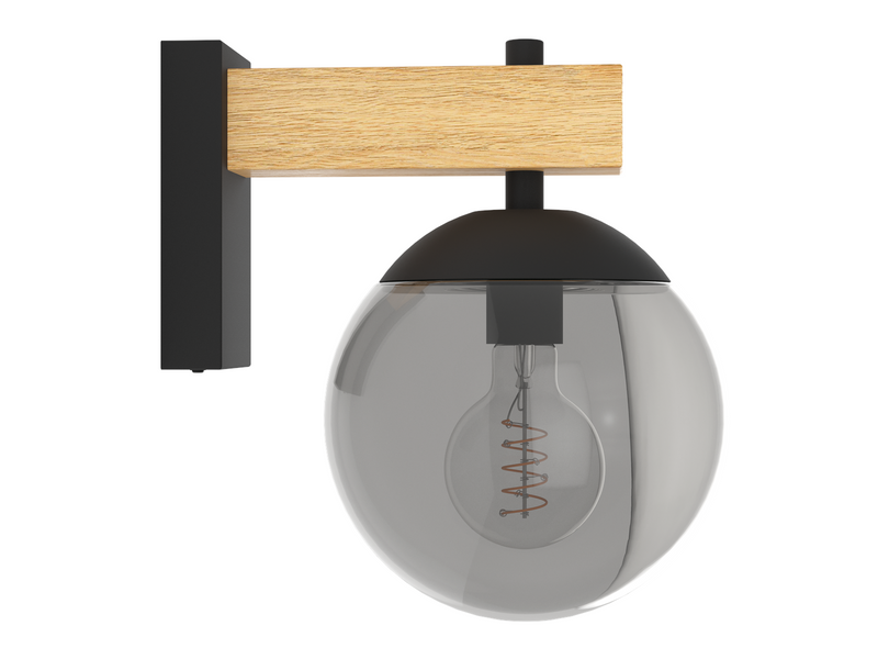EGLO BUFALATA wall lamp black/brown