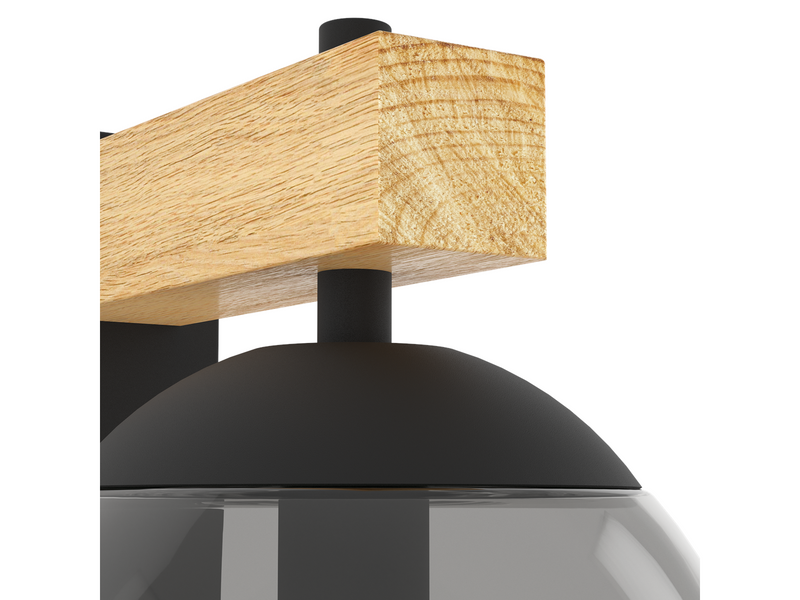 EGLO BUFALATA wall lamp black/brown