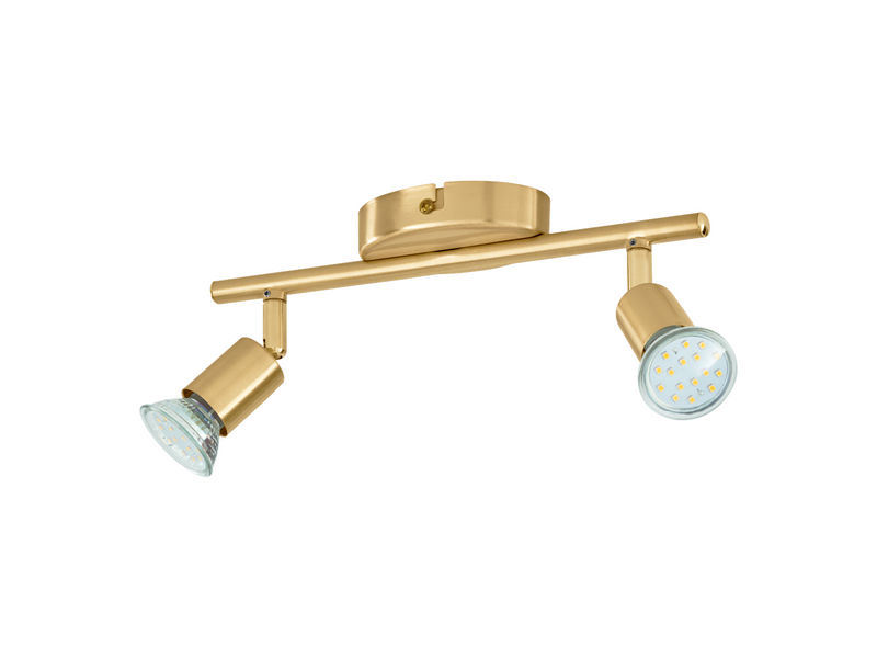 EGLO BUZZ LED spot rail 2L brushed brass
