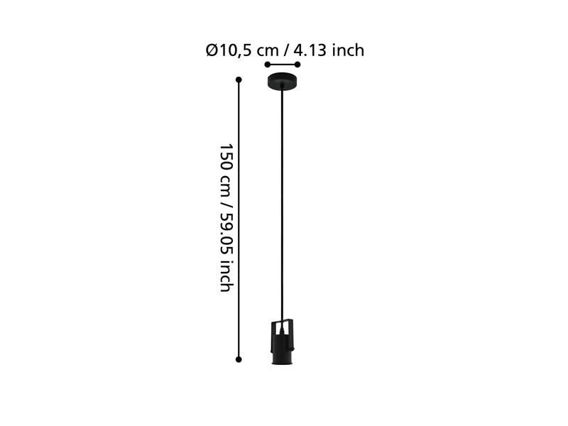 EGLO CALARI pendant black