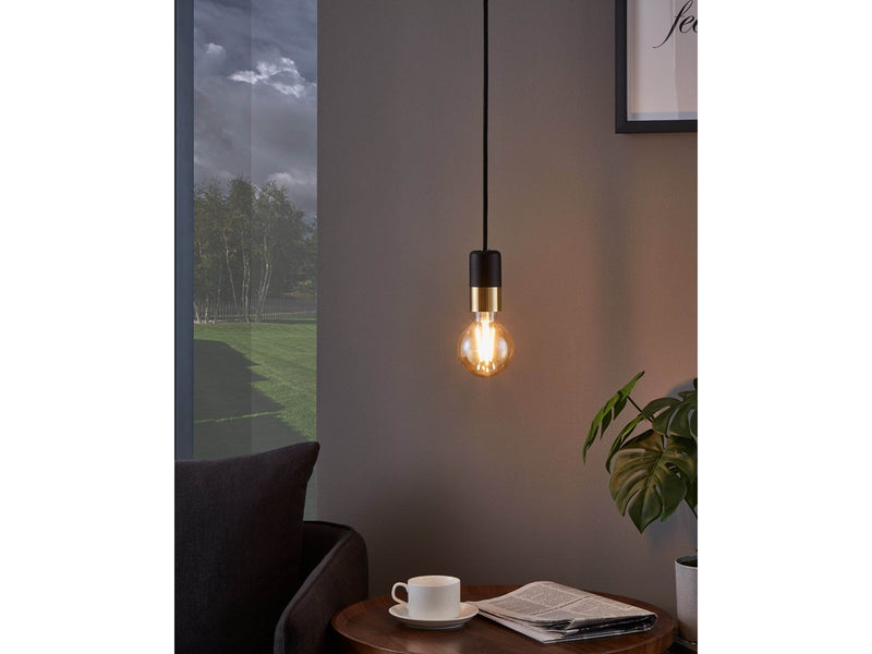 EGLO CALARI pendant black/brass