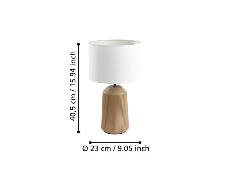 EGLO CAPOLIVERI-E screen Ø160 mm bamboo