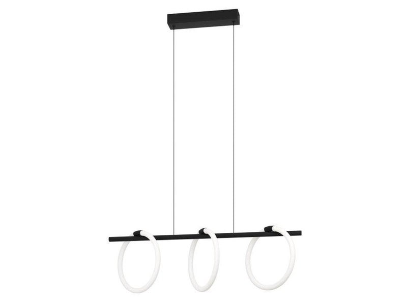 EGLO CARANACOA LANGBORD 3L SORT/HVID