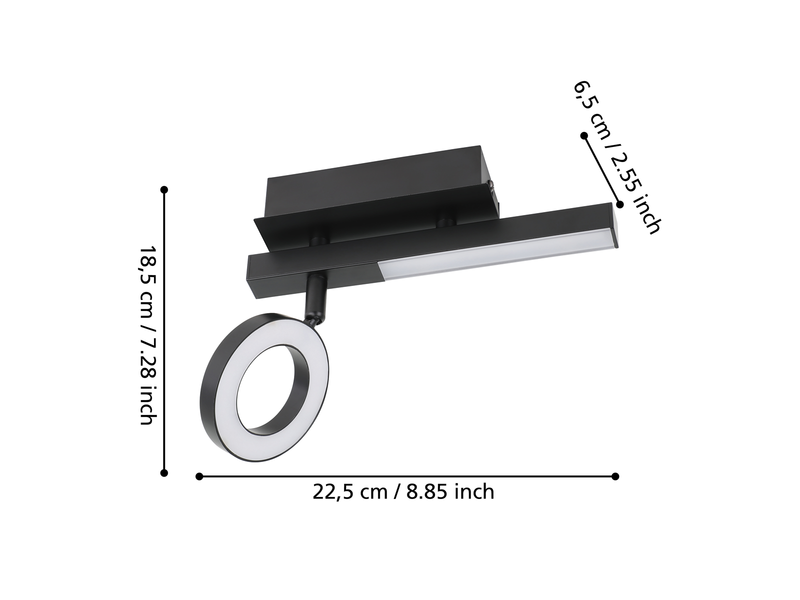 EGLO CARDILLIO spot black