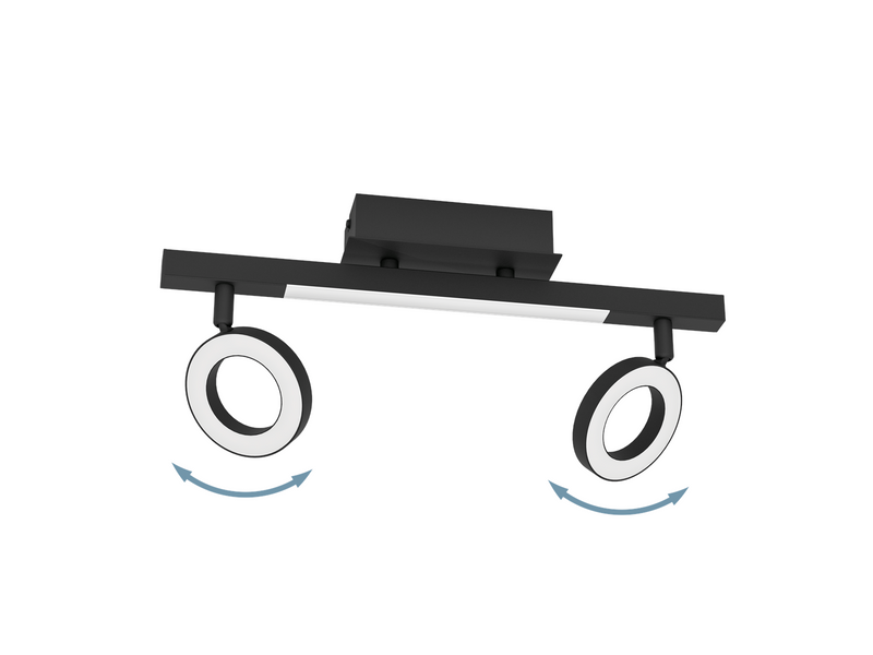 EGLO CARDILLIO spot rail 2L black
