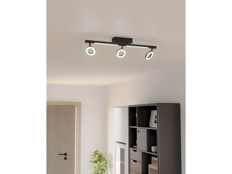 EGLO CARDILLIO spot rail 3L black