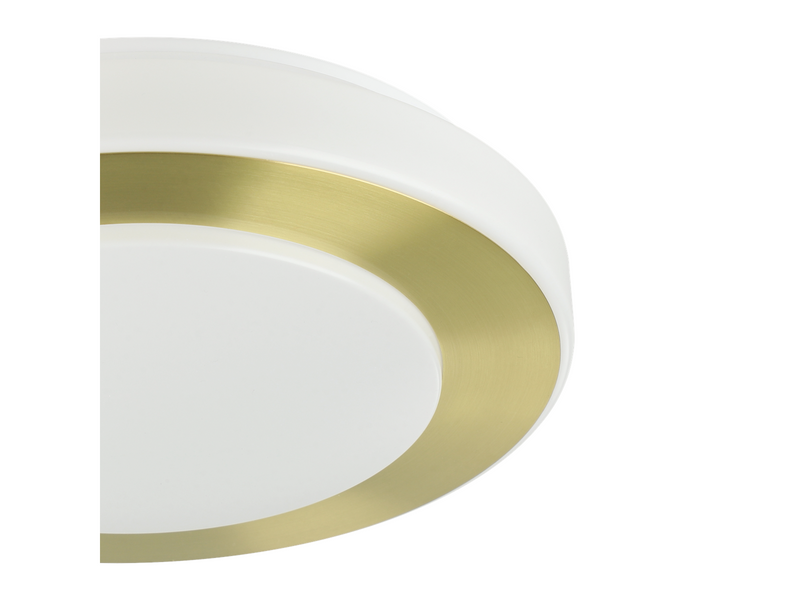 EGLO LED CARPI wall/ceiling lamp white/brushed brass
