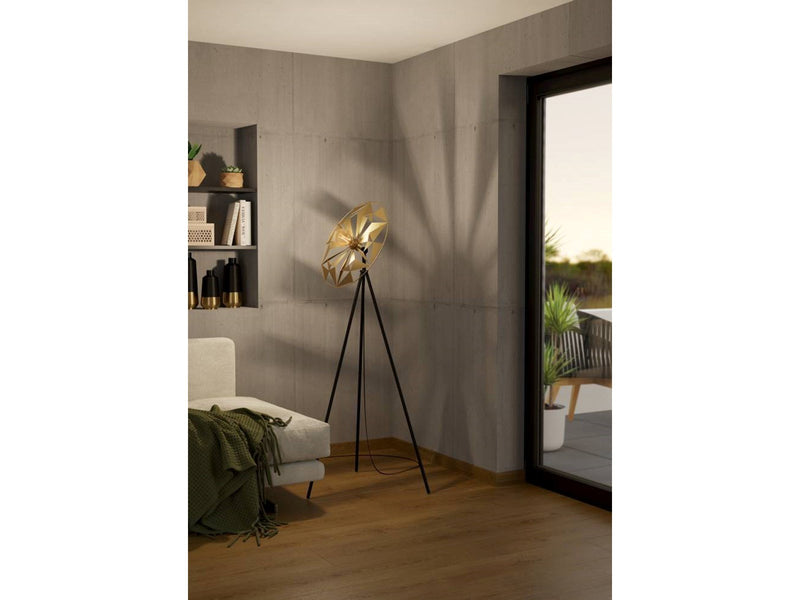 EGLO Castanuelo schwarz, gold