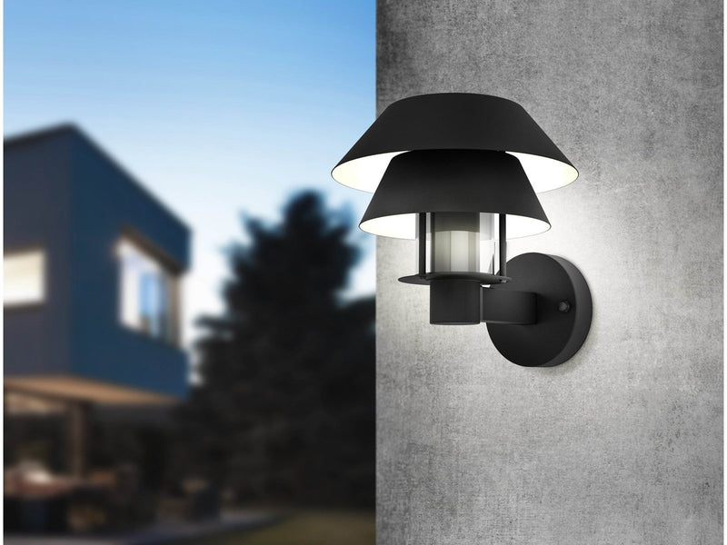 EGLO CHIAPPERA outdoor wall lamp black