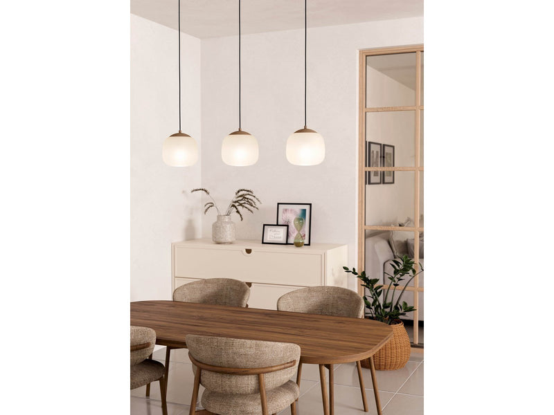 EGLO COMINIO long table pendant taupe/sand