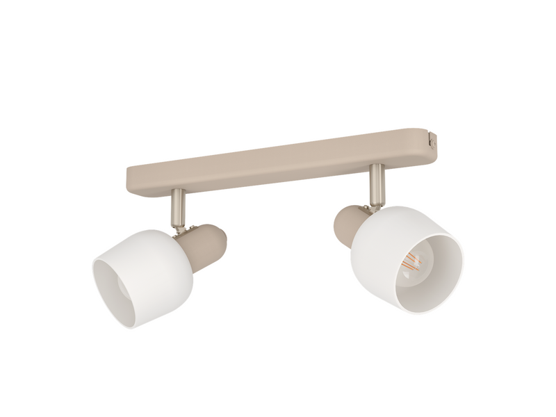 EGLO CORATO spot rail 2L sand/white