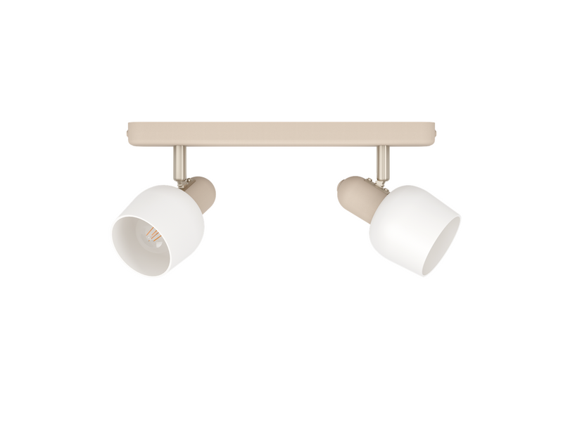 EGLO CORATO spot rail 2L sand/white