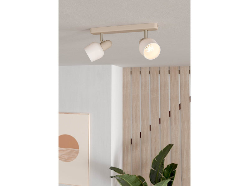 EGLO CORATO spot rail 2L sand/white