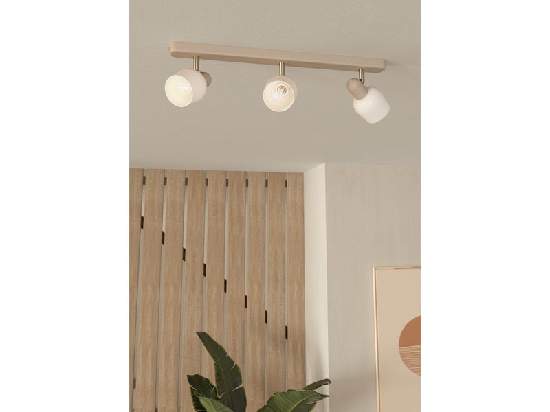 EGLO CORATO spot rail 3L sand/white