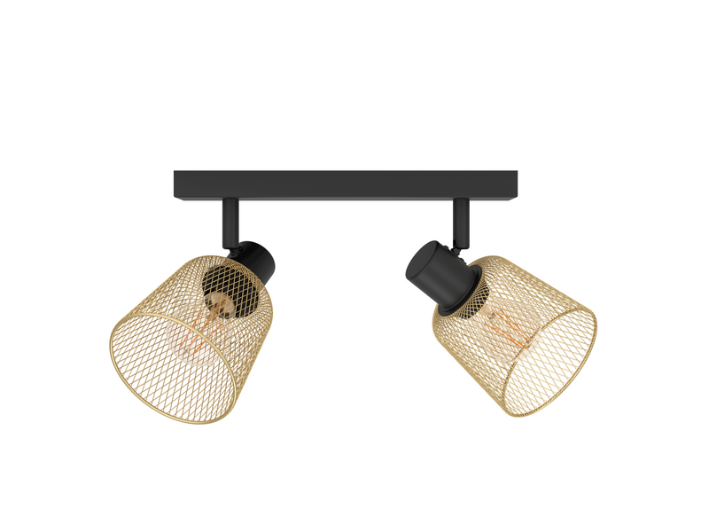 EGLO COSLADA spot rail 2L black/brass