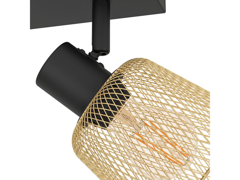 EGLO COSLADA spot rail 2L black/brass