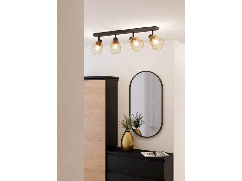 EGLO COSLADA spot rail 4L black/brass