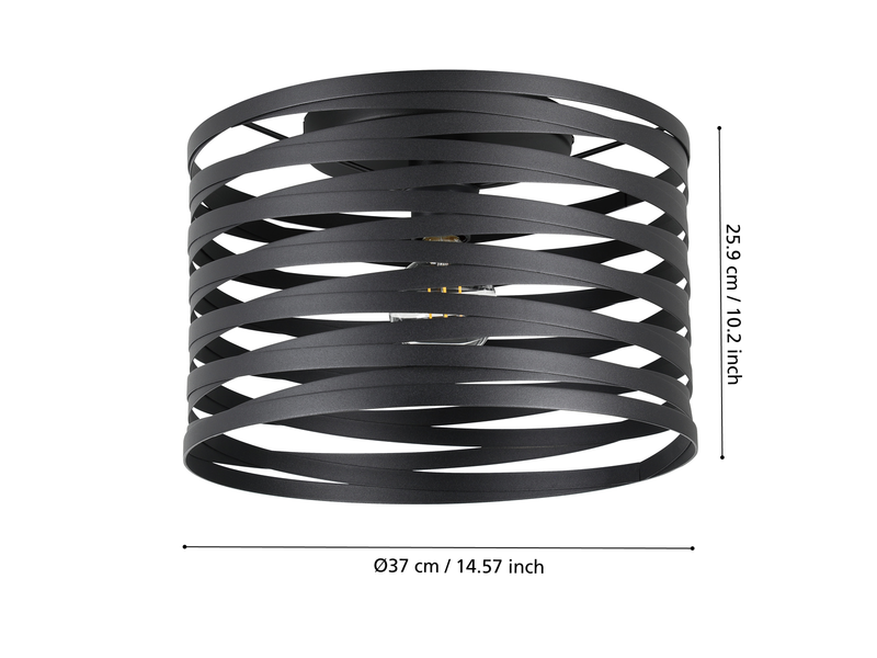 EGLO CREMELLA ceiling light  black