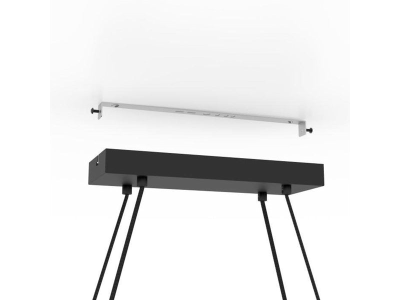 EGLO EDALE LANGBORD 6L E27 L1080 SORT/TRÆ/CAPPUCCINO