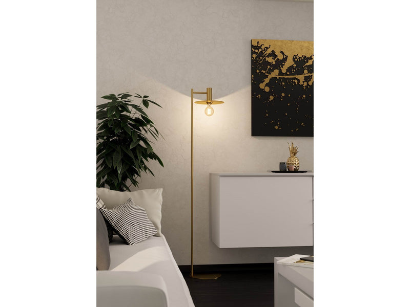 EGLO ESCANDELL floor lamp brushed brass