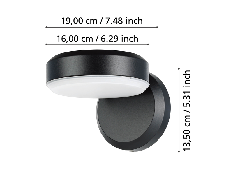 EGLO Fornaci schwarz