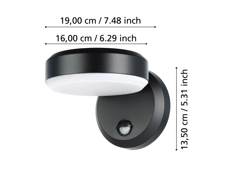 EGLO Fornaci schwarz