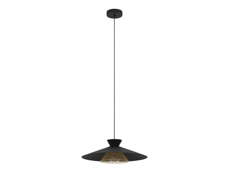 EGLO Grizedale schwarz, messing