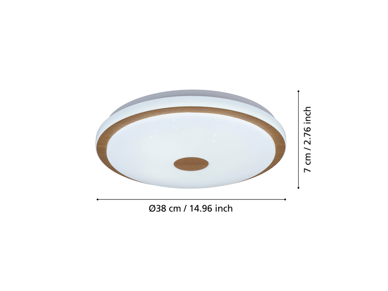 EGLO Lanciano 1 weiss, braun