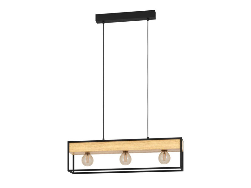 EGLO Libertad 1 schwarz, braun