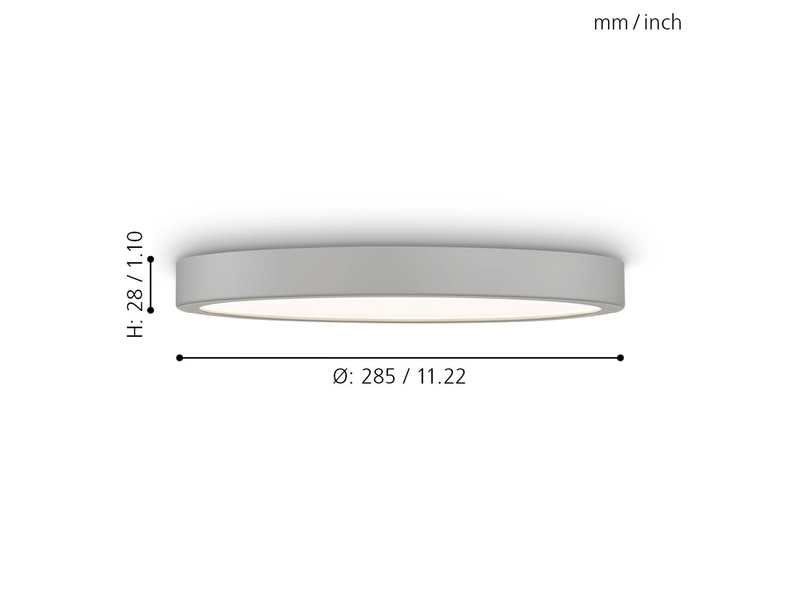 EGLO Molay silber