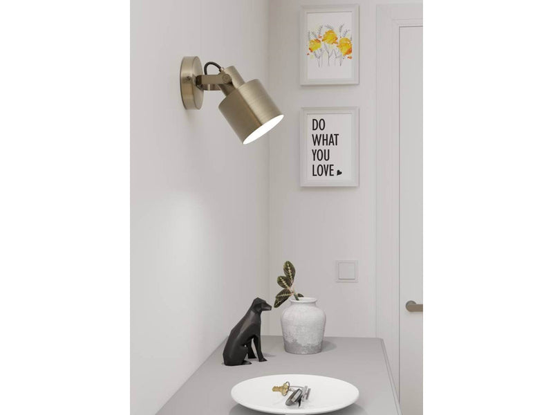 EGLO Southery creme-gold gebürstet, weiss