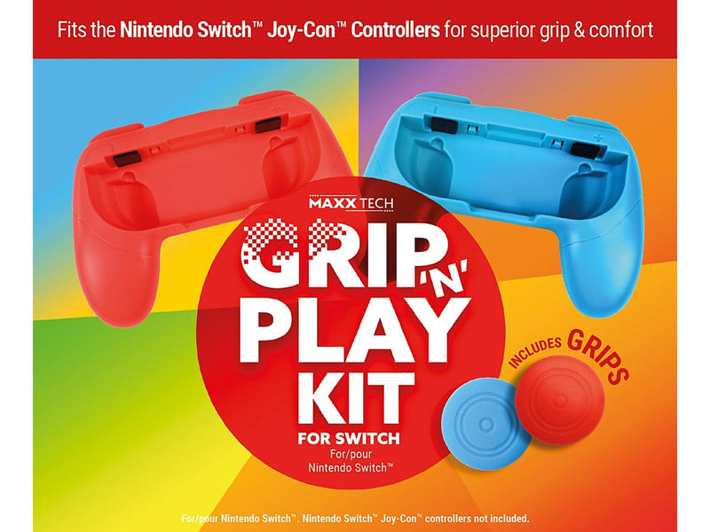 MAXX TECH Grip ‘n’ Play Controller Kit - Nintendo Switch