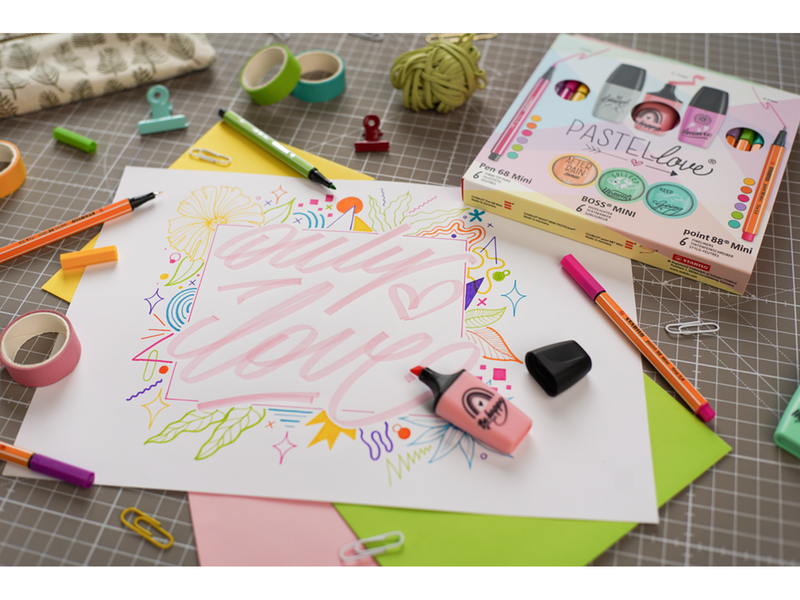 STABILO  Pastel Love set of 18 ass. pens