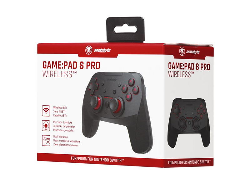 Snakebyte GAME:PAD S PRO WIRELESS - Wireless Controller - Nintendo Switch