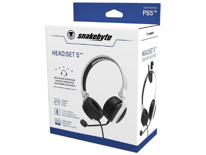 Snakebyte HEAD:SET 5 - Wired Headset - Sony PlayStation 5