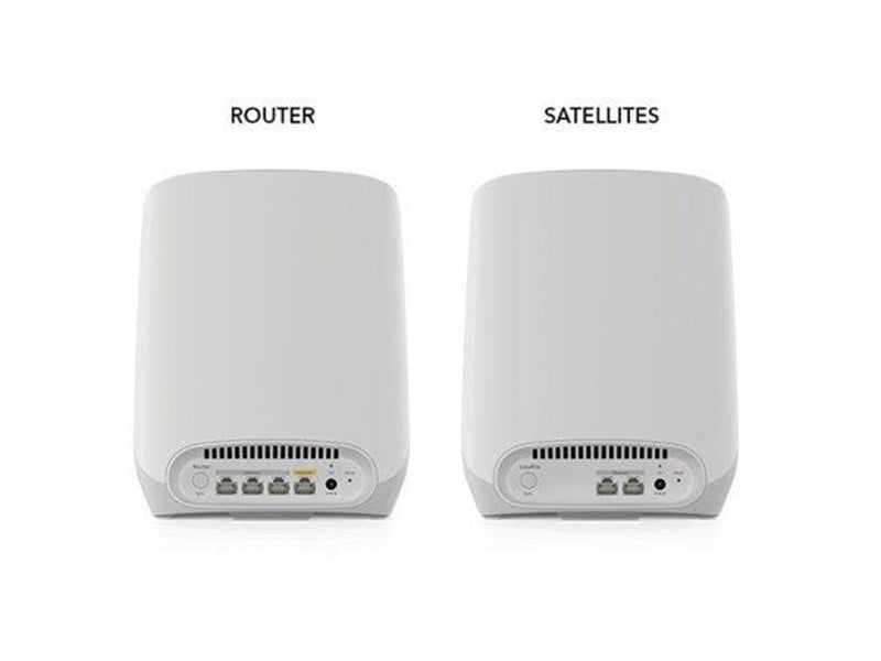 Netgear Orbi RBK762S AX5400 WiFi Mesh System (2-Pack) Homeplugs