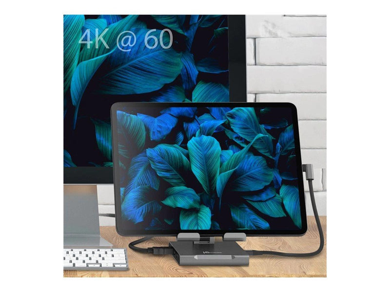 j5create JTS224-N - Multi-Angle Stand with Docking Station for iPad Pro