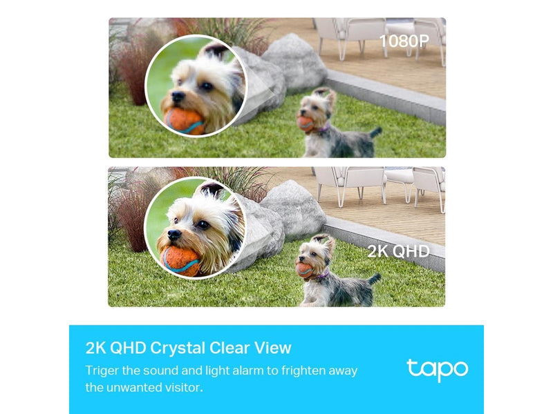 TP-Link Tapo C420S1 Smart Wire-Free Security Camera System (1-Camera System)