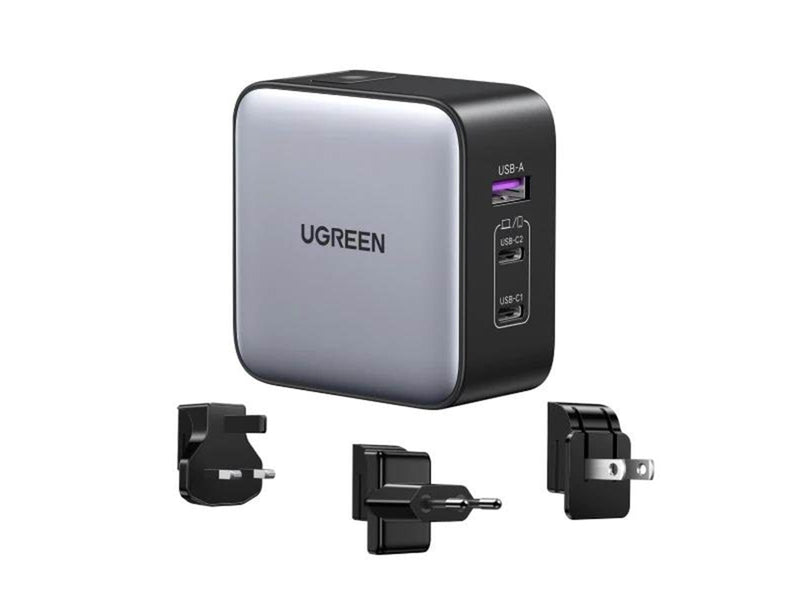 UGREEN Nexode GaN 65W Travel Adapter (US/UK/EU)