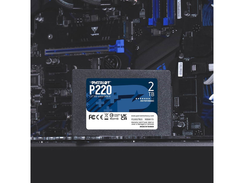 Patriot P220 SSD - 2TB - 2.5" - SATA-600