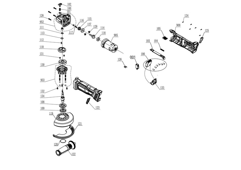 Einhell Akku-Winkelschleifer TE-AG 18/115 Q Li Solo (4431165)