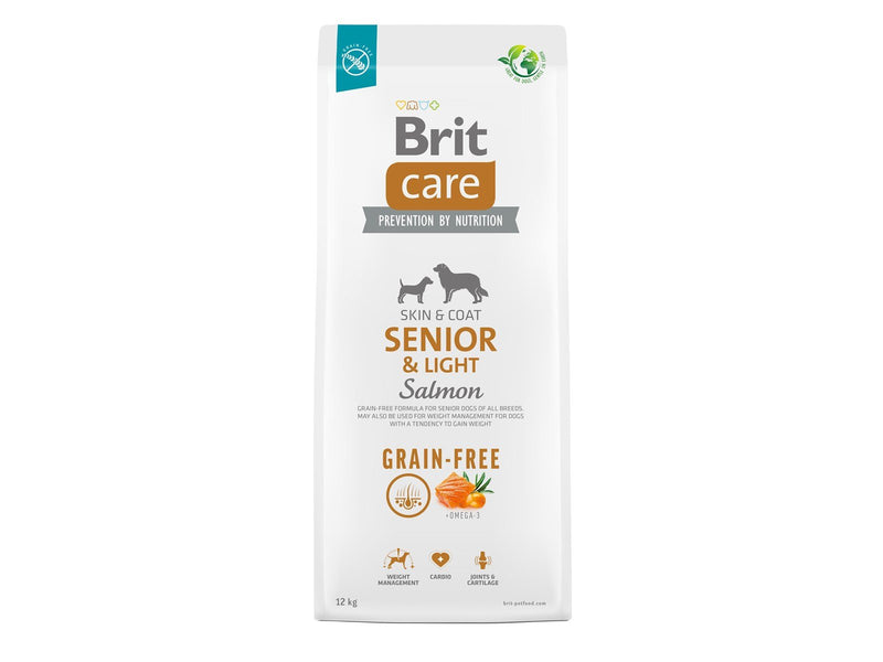 Brit Care Dog Grain-free Senior & Light Salmon 12 kg