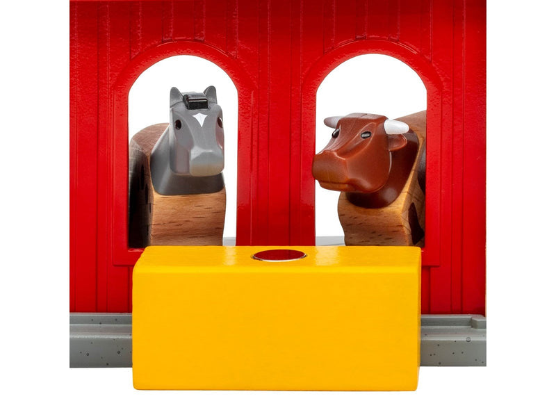 Brio BRIO Tierscheune mit Heuwaggon