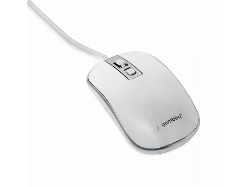 Gembird Wired optical mouse 4B-06 - Maus (Weiß)