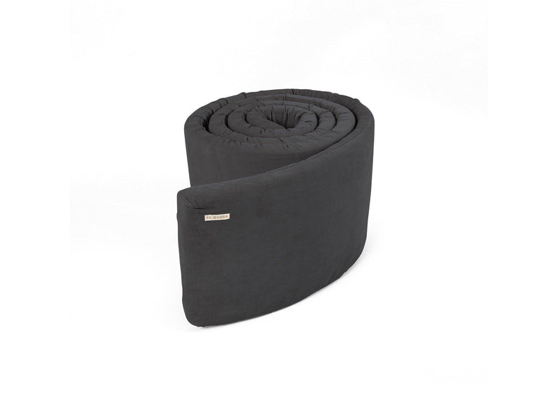 Filibabba Bed bumper - Corduroy Stone grey