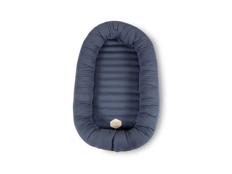 Filibabba Babynest - Kapok Muddly blue