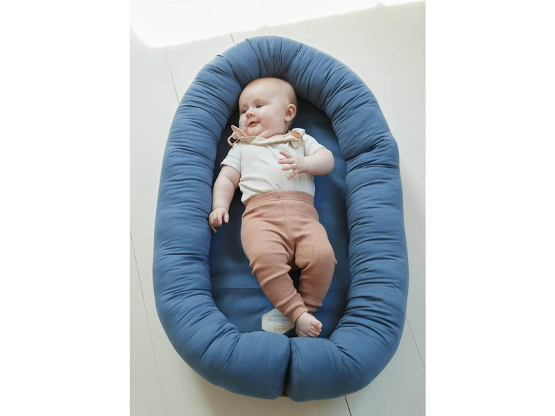 Filibabba Babynest - Kapok Muddly blue